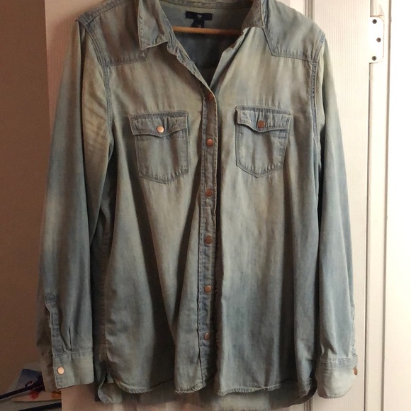 GAP Tops - Chambray Shirt